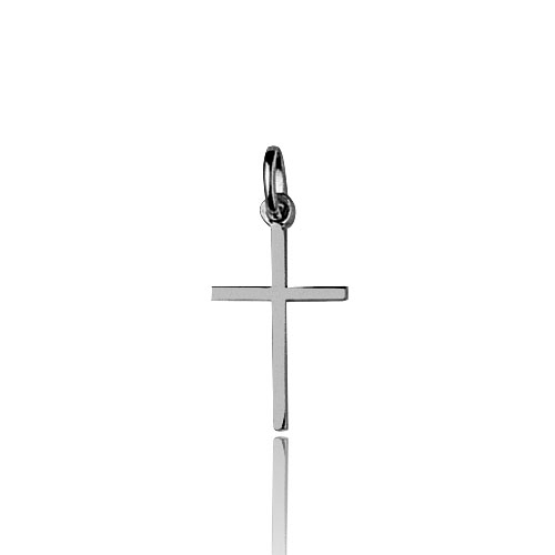 Pendentif Croix Or Blanc Flicia