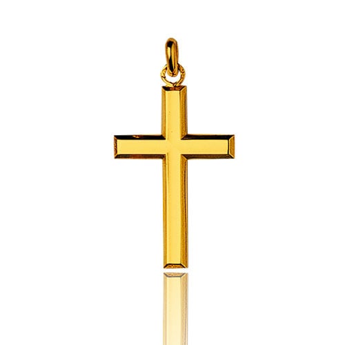 Pendentif croix Or Jaune Amlia