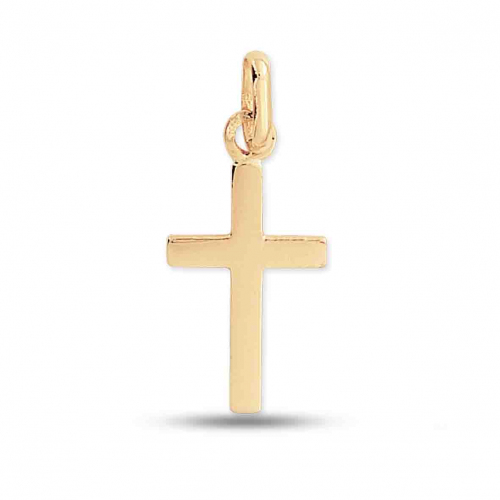 Pendentif Croix Or Jaune Hermione