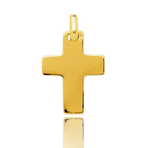 Pendentif Croix Or Jaune Lucia