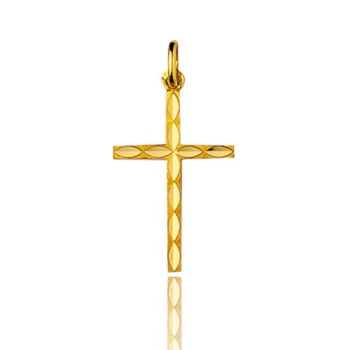 Pendentif croix Or Jaune Lucie