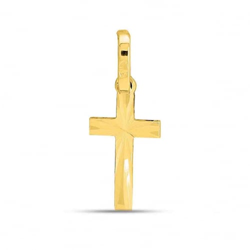 Pendentif Croix Or Jaune Vaiani