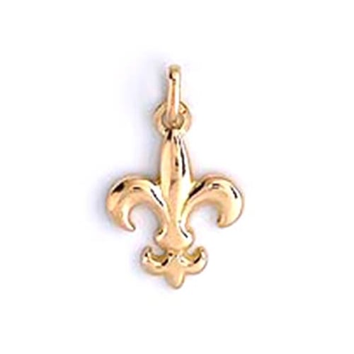 Pendentif Fleur de Lys Or Jaune -  -Mirna - XP1714