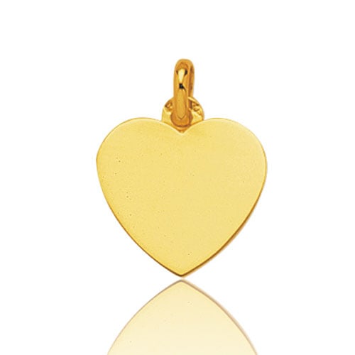 Pendentif or jaune coeur Or Jaune -  -Amlie - 660102