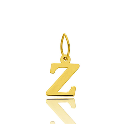 Pendentif or Jaune Initiale Z Marylne