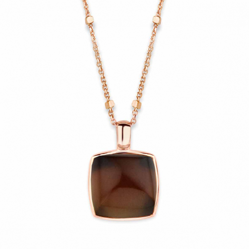 Pendentif Quartz fum sur Nacre One More  - Pantelleria - 051403VN
