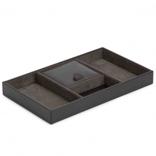 Plateau Rangement Wolf 1834 - Blake Valet Tray - Noir - 305102